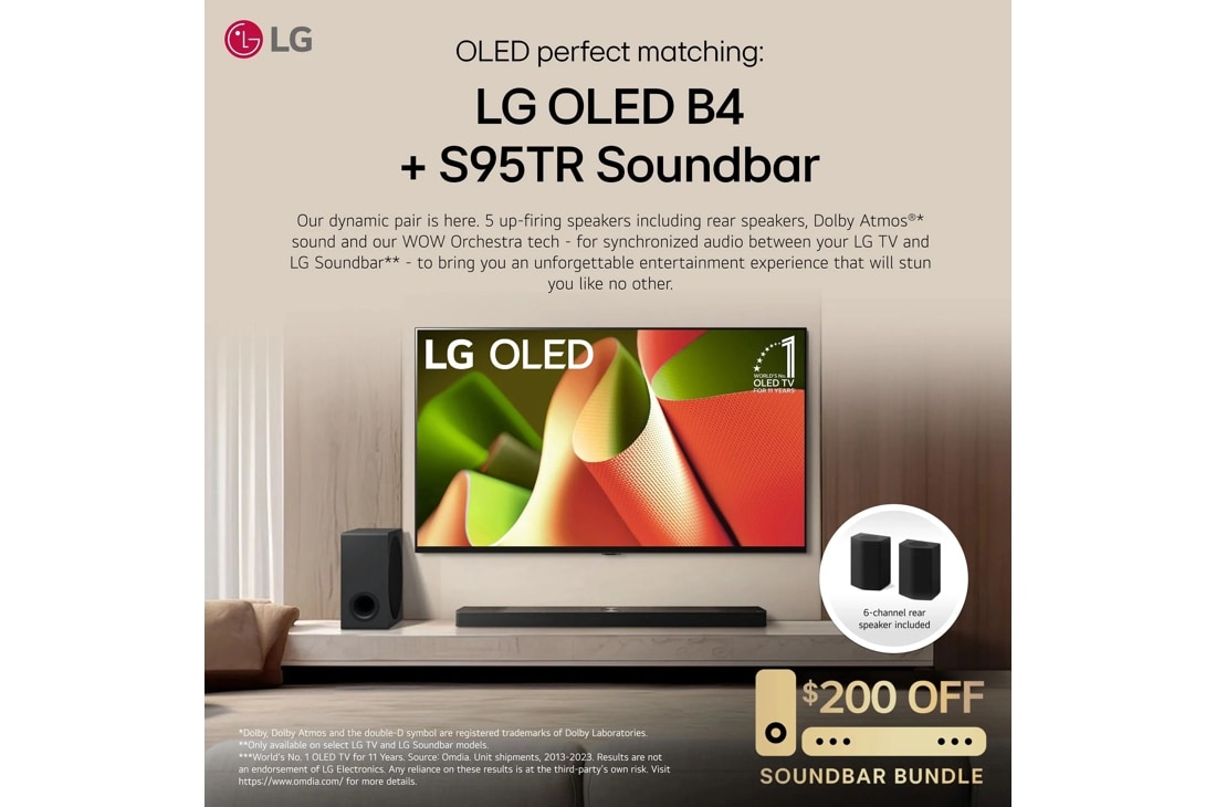 Model: OLED65B4PUA | LG Electronics LG B4PUA OLED65B4PUA 64.5" Smart OLED TV - 4K UHDTV