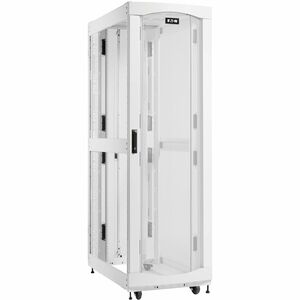 Tripp Lite Eaton SmartRack 45U Standard-Depth Standard-Width Heavy-Duty Rack Enclosure Cabinet for AI Servers, White