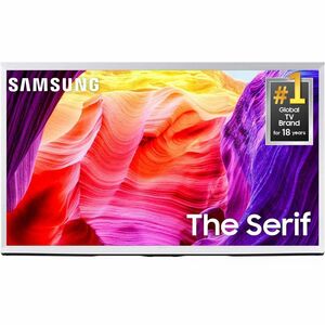 Samsung Electronics Samsung The Serif LS01D QN55LS01DAF 54.6" Smart LED-LCD TV - 4K UHDTV - High Dynamic Range (HDR) - Cloud White