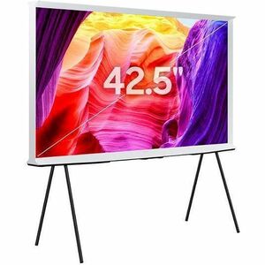 Samsung Electronics Samsung The Serif LS01D QN43LS01DAF 42.5" Smart LED-LCD TV - 4K UHDTV - High Dynamic Range (HDR) - Cloud White