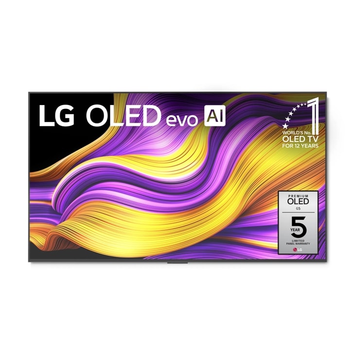 LG Electronics 55 Inch Class LG OLED evo AI G5 4K Smart TV 2025 with Supplied Wall Mount
