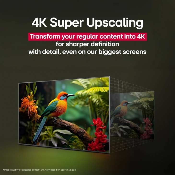 55 Inch Class LG UHD AI UA75 4K Smart TV 2025