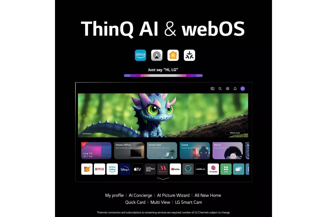 Model: OLED65C3PUA | LG Electronics LG OLED evo C3 65 Inch Class 4K Smart TV 2023