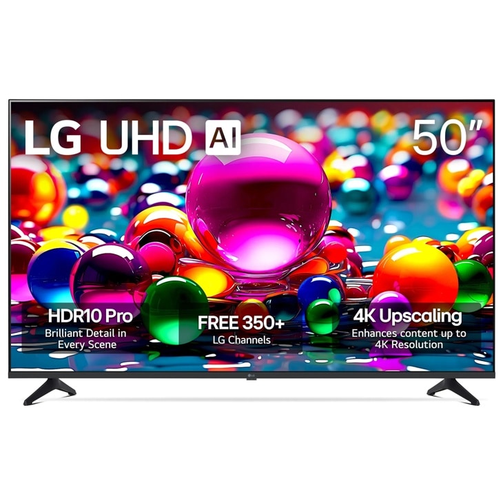 50 Inch Class LG UHD AI UA77 4K Smart TV 2025