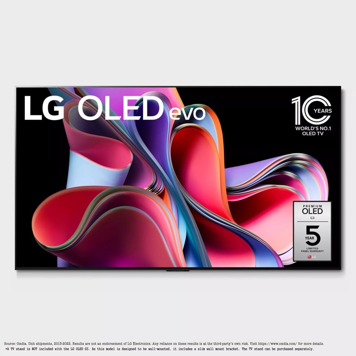 LG OLED evo G3 83 Inch 4K Smart TV 2023