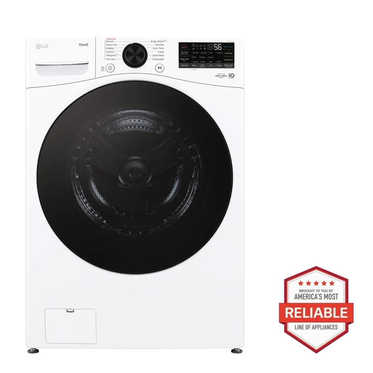 Model: WM4080HWA-SD | LG Scratch/Dent 4.5 cu. ft. Ultra Large Capacity Smart Front Load Energy Star Washer