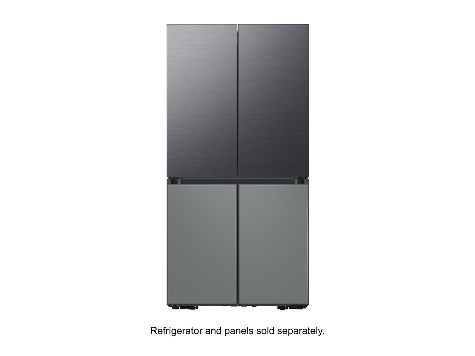 Model: RA-F18DUUMT | Samsung BESPOKE 4-Door Flex™ Refrigerator Panel in Matte Black Steel - Top Panel