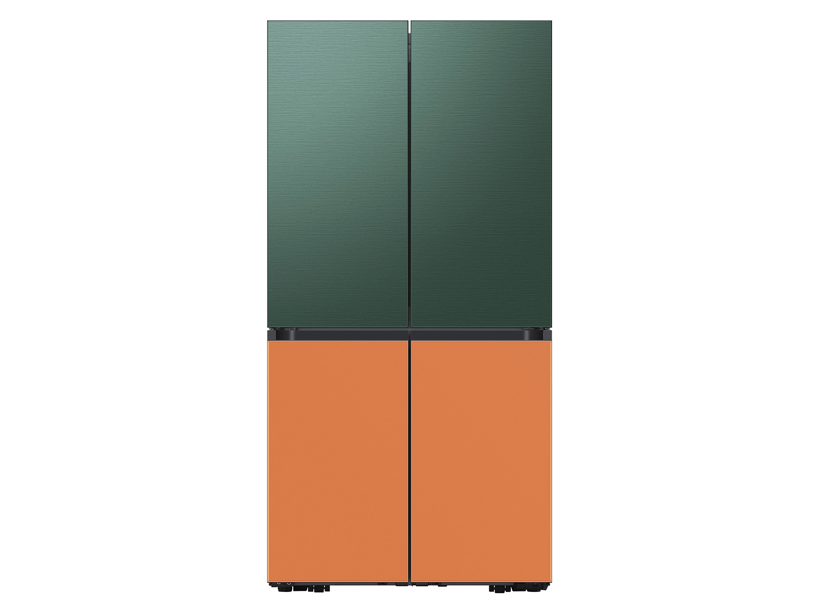 Model: RA-F18DBBCH | Samsung Bespoke 4-Door Flex™ Refrigerator Panel in Clementine Glass - Bottom Panel