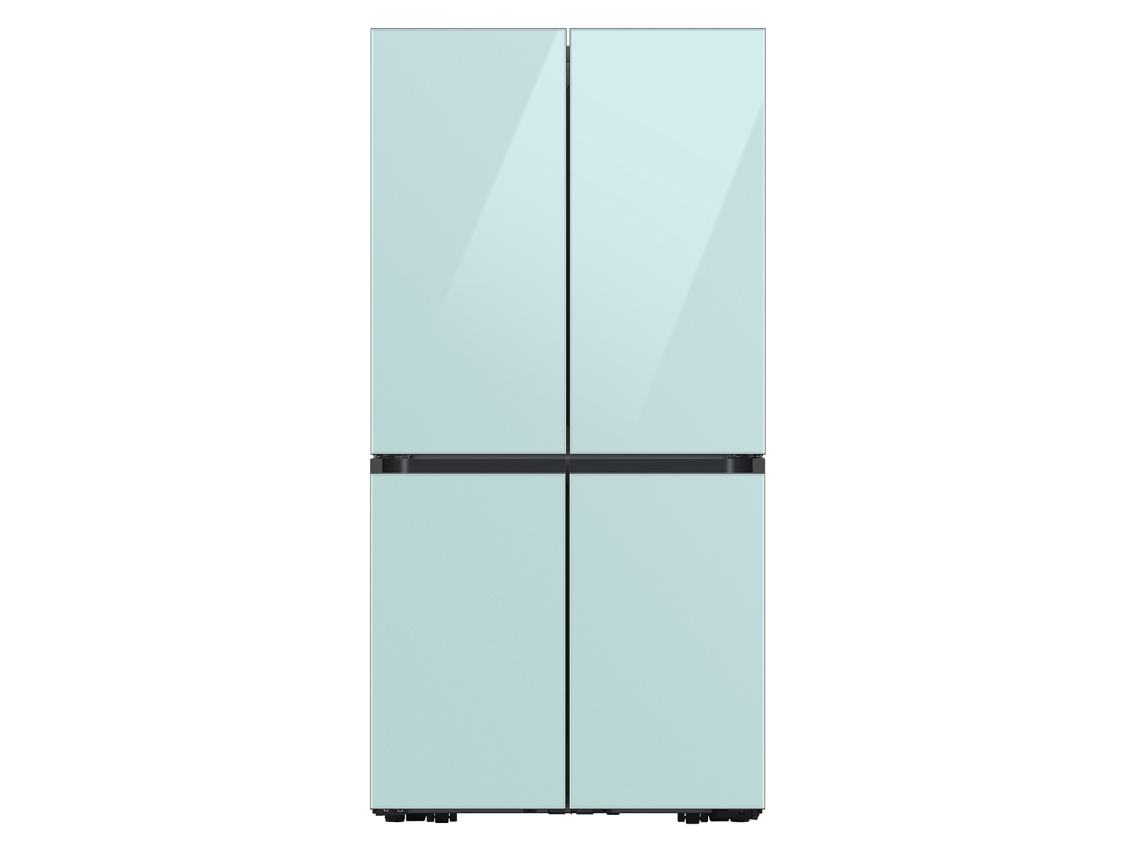 Model: RA-F18DBBCM | Samsung Bespoke 4-Door Flex™ Refrigerator Panel in Morning Blue Glass - Bottom Panel