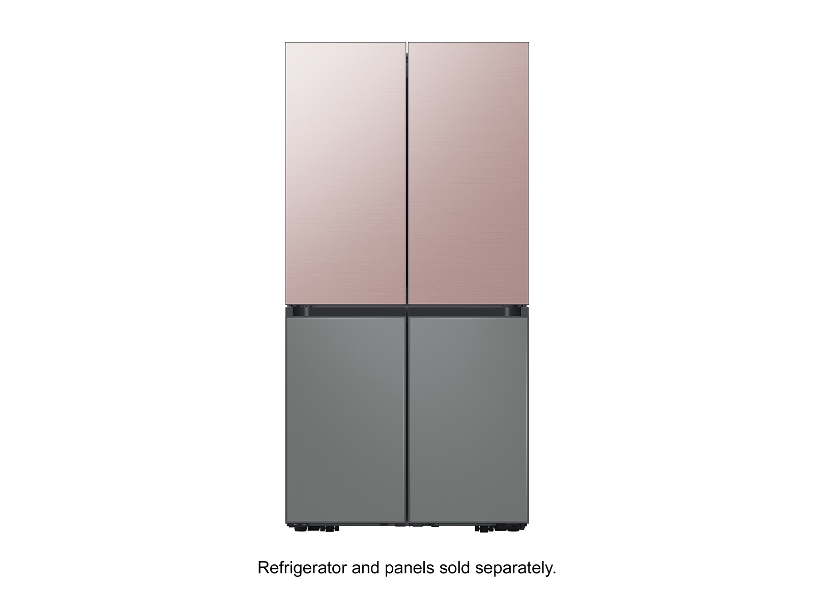 Model: RA-F18DBB31 | Samsung BESPOKE 4-Door Flex™ Refrigerator Panel in Matte Grey Glass (matte) - Bottom Panel