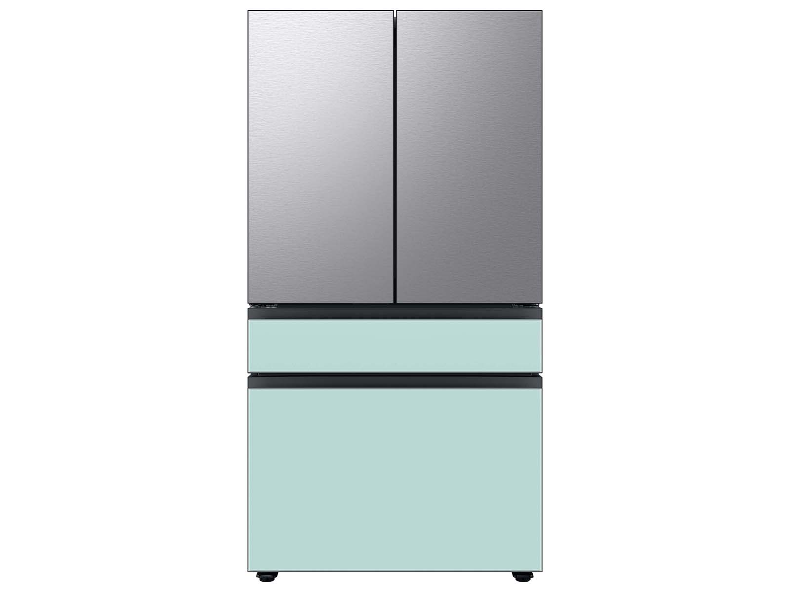 Model: RA-F36DMMCM | Samsung Bespoke 4-Door French Door Refrigerator Panel in Morning Blue Glass - Middle Panel