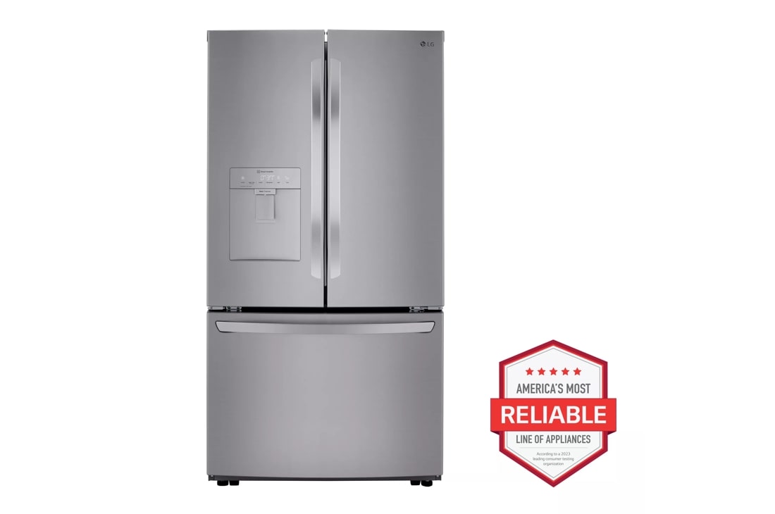 LG 29 cu ft. French Door Refrigerator with Slim Design Water Dispenser