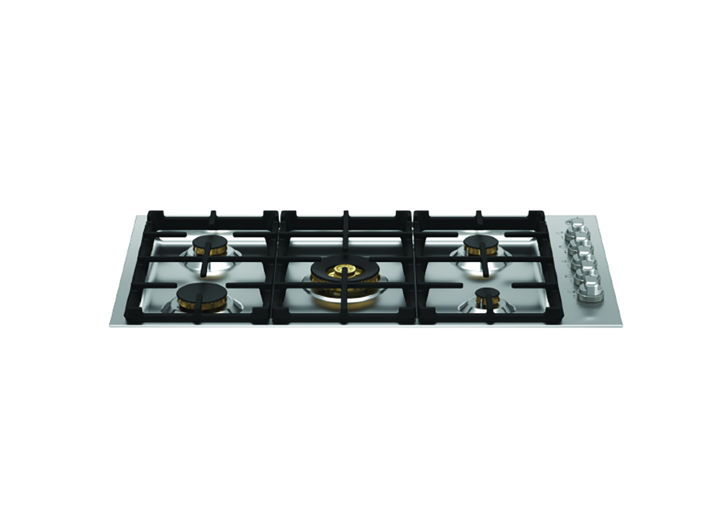 Bertazzoni 36" Drop-in Gas Cooktop 5 Brass Burners
