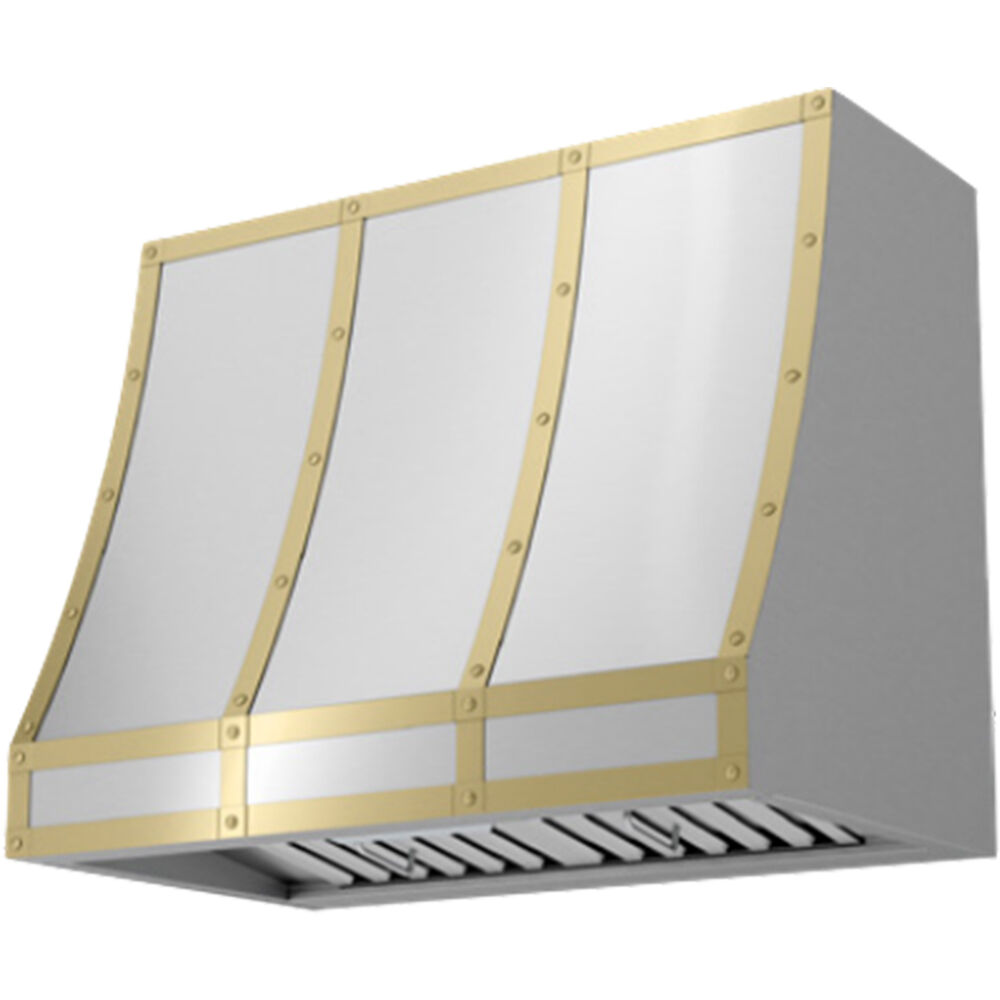 Zephyr Forte Hood Banding Kit, 36in, Satin Gold