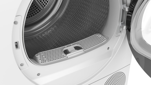 Model: WPA12100UC | Bosch 300 Series, Compact Condensation Dryer, White