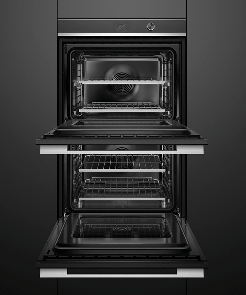 Model: OB30DDPTDX2 | Fisher and Paykel 30" Series 9 Contemporary Self-Cleaning Double Oven