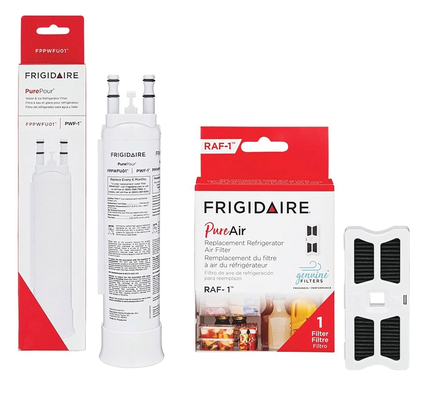 Frigidaire FPPWFU01 and FRGPAAF1 Water and Air Filter Combo Kit
