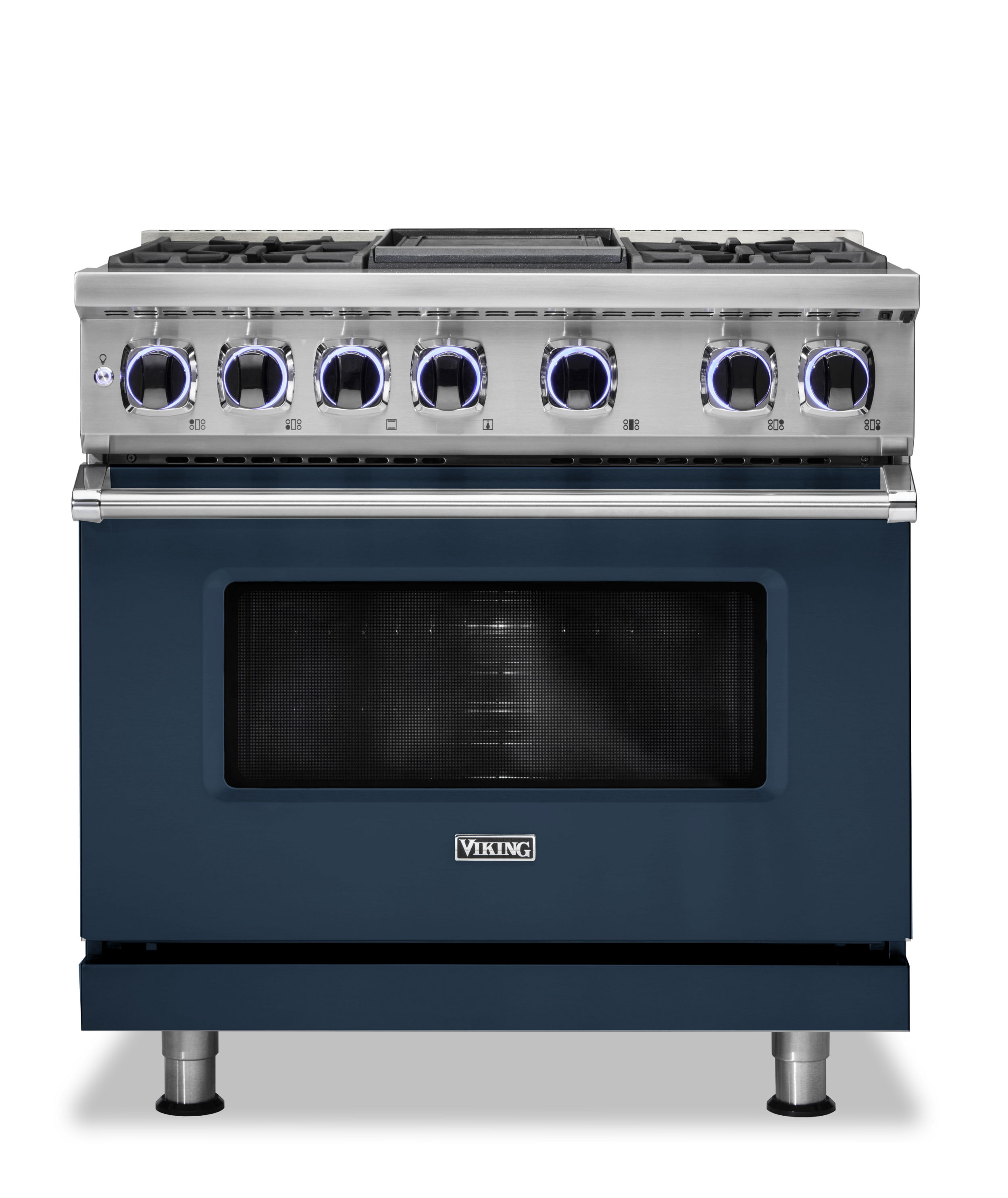 Viking 36" Dual Fuel 4 Burner Range with Griddle