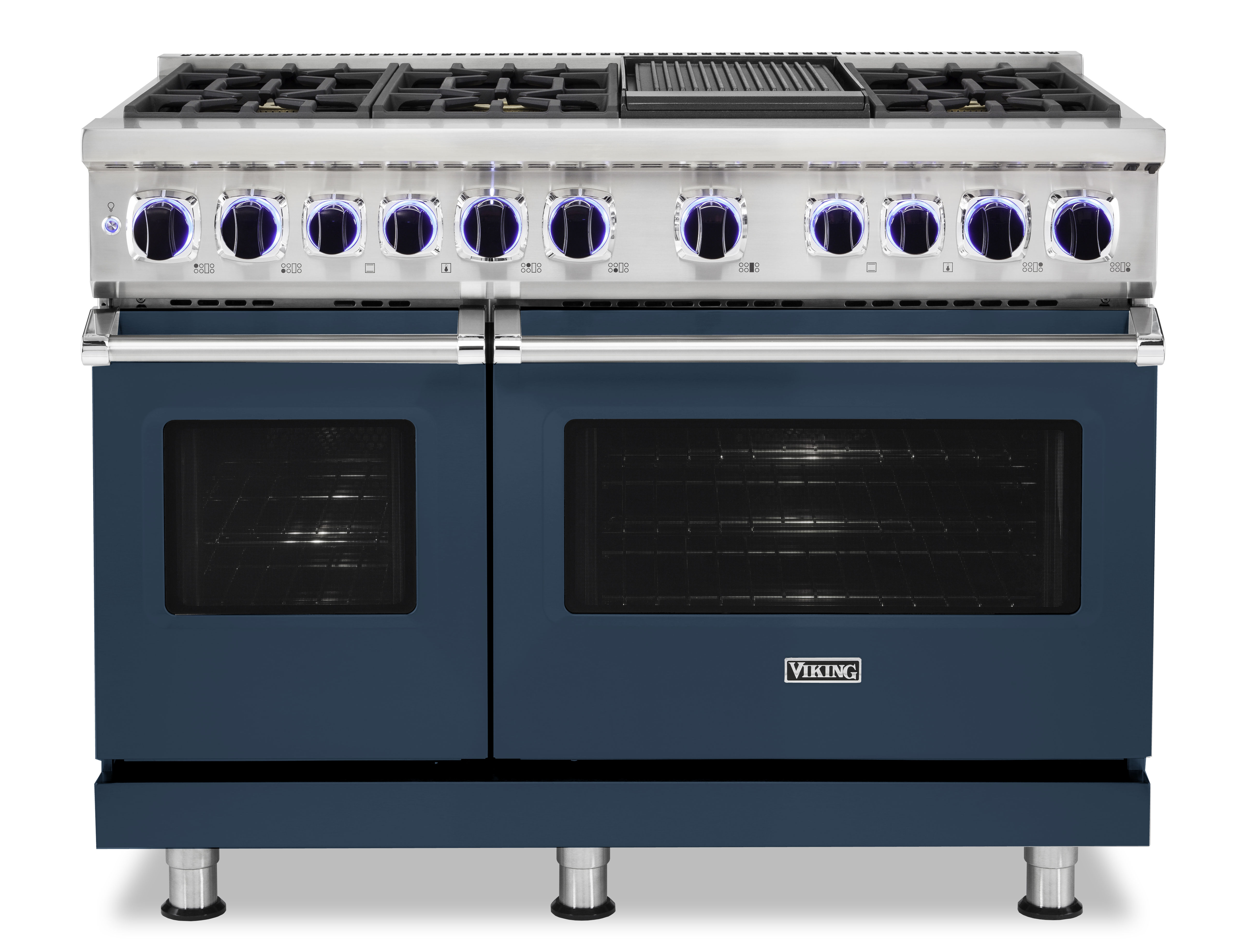 Viking 48" Dual Fuel 6 Burner Range with Griddle
