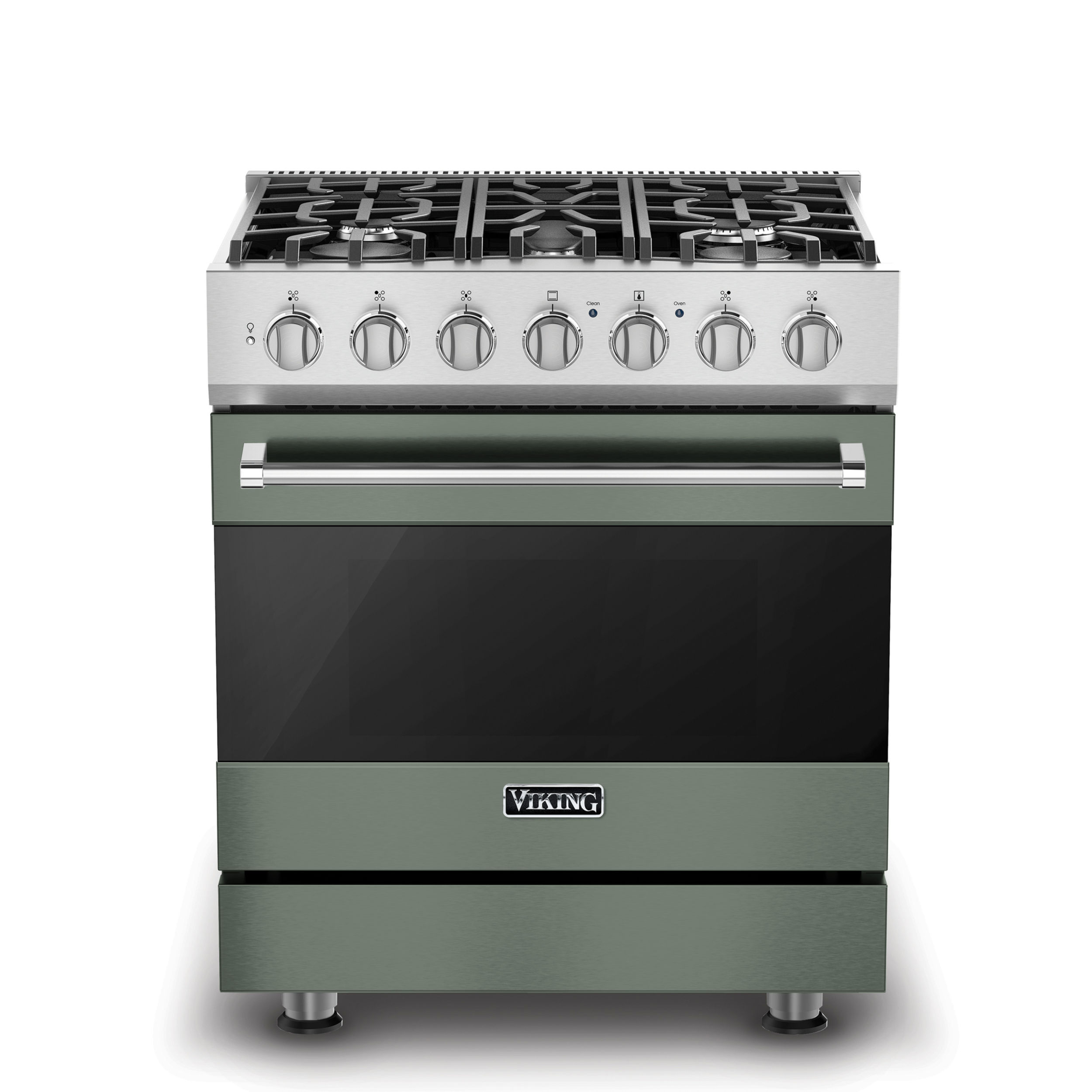 Viking 30" Self-Cleaning Dual Fuel Range - RVDR33025BEULP