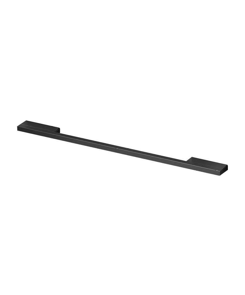 Fisher and Paykel Contemporary Square Fine Black Handle Kit for Integrated Bottom Freezer Refrigerator Freezer, 36"