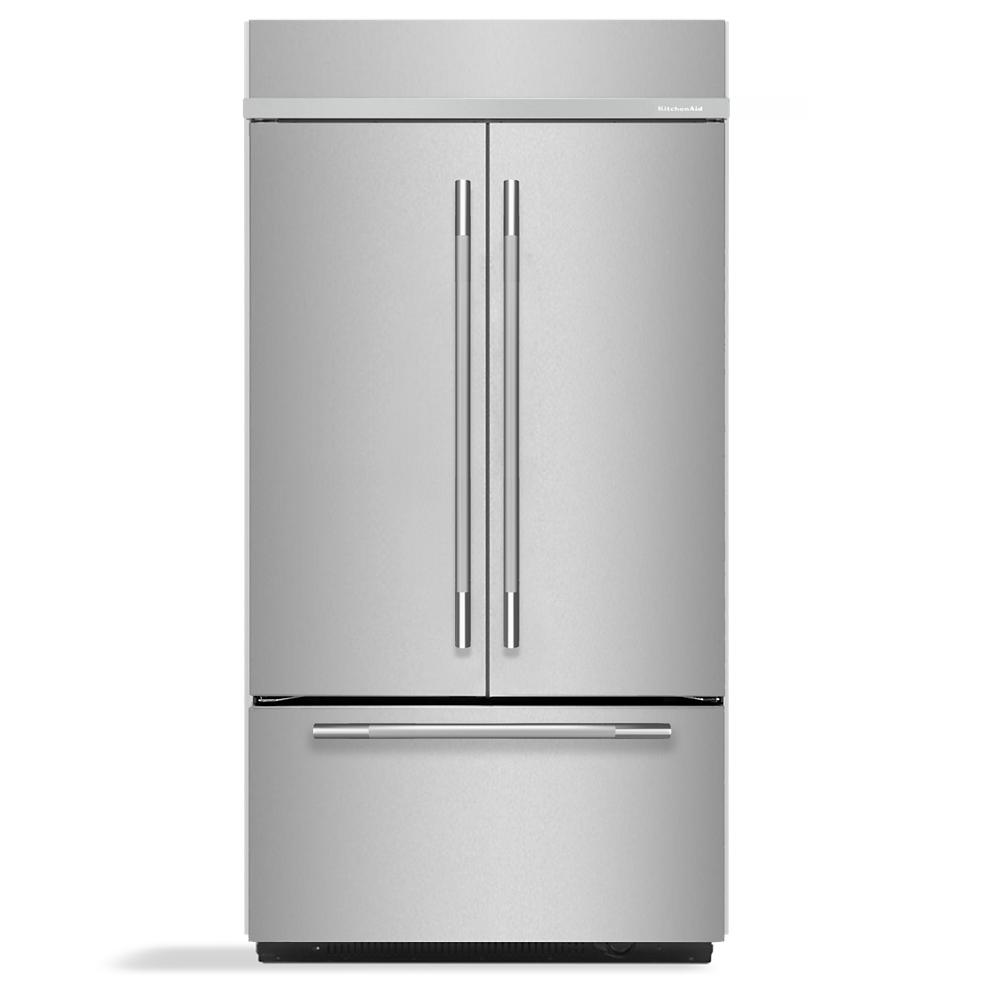 KitchenAid 24.2 Cu. Ft. 42" Built-In French Door Bottom Mount Refrigerator with Platinum Interior