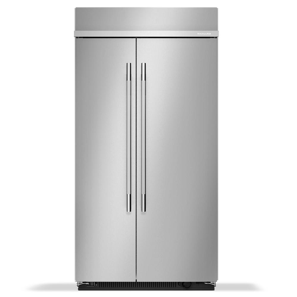KitchenAid 25.5 Cu. Ft. 42" Built-In Side-by-Side Refrigerator with Platinum Interior