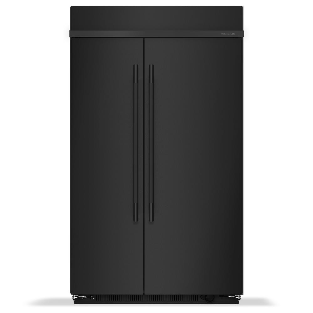 KitchenAid 30 Cu. Ft. 48" Built-In Side-by-Side Refrigerator with Platinum Interior