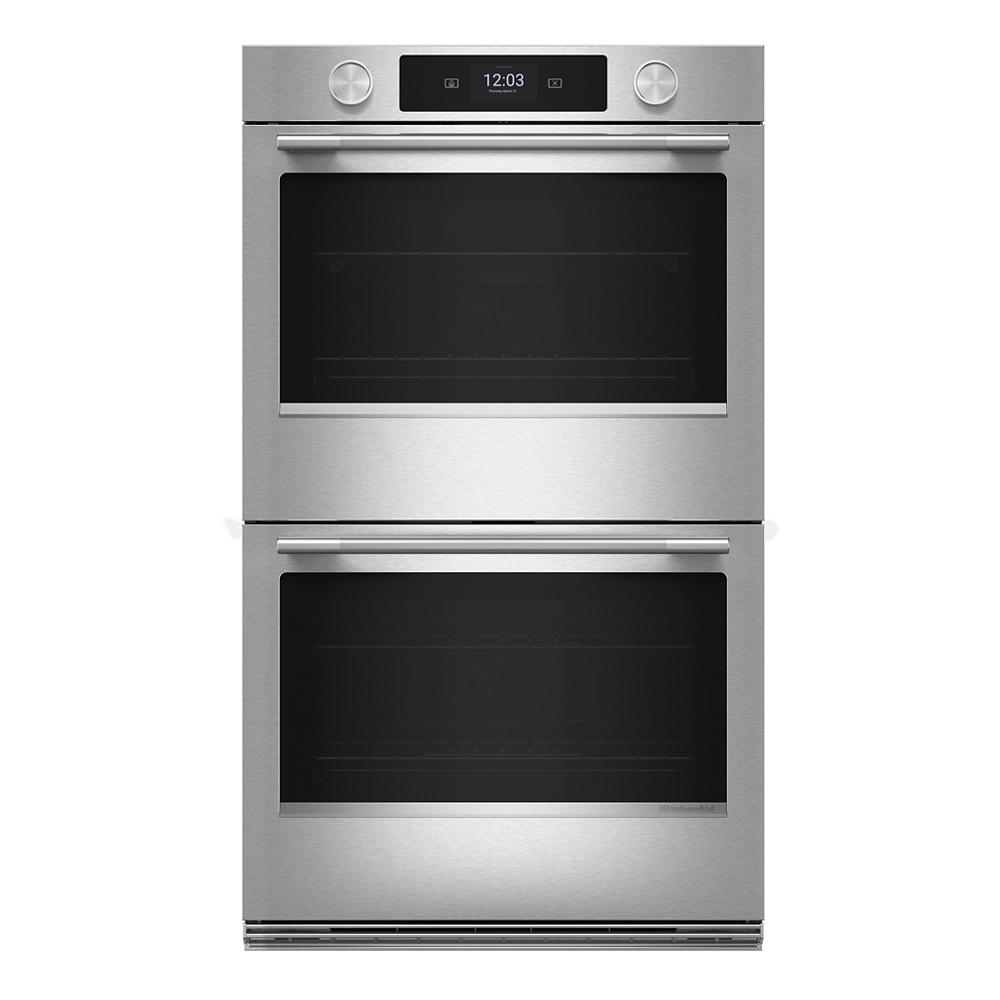 KitchenAid Smart Double Wall Oven with  Assisted Cook Cycles