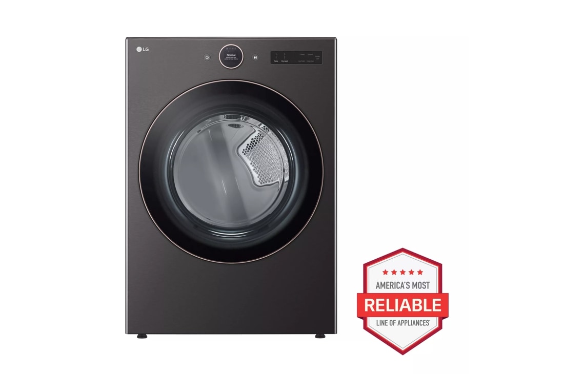 LG 7.4 cu. ft. Smart Front Load Electric Dryer with AI Sensor Dry & TurboSteam Technology