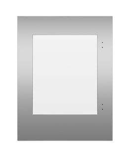 Fisher and Paykel Framed Stainless Left-Hinge Door Panel for Integrated Undercounter Wine & Beverage, 24"