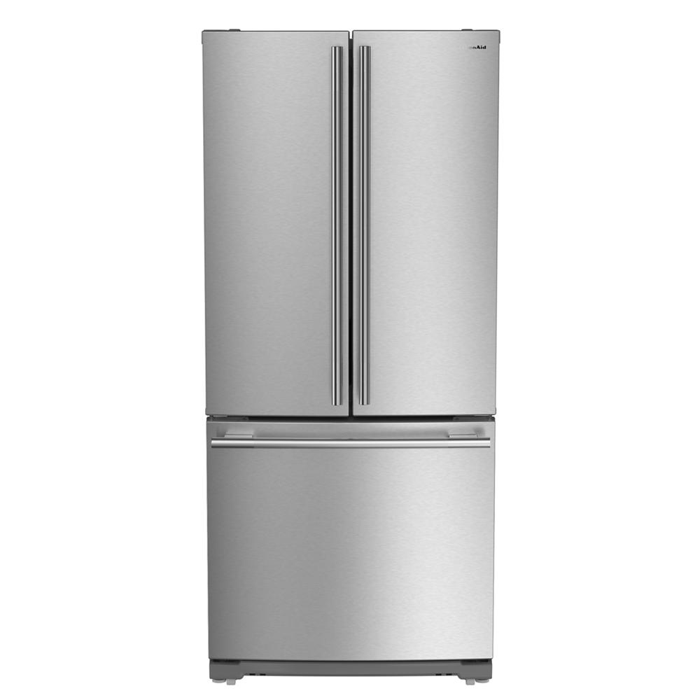 KitchenAid 20 cu. Ft. 30-Inch Width Standard Depth French Door Refrigerator with PrintShield™ Finish and Interior Dispense