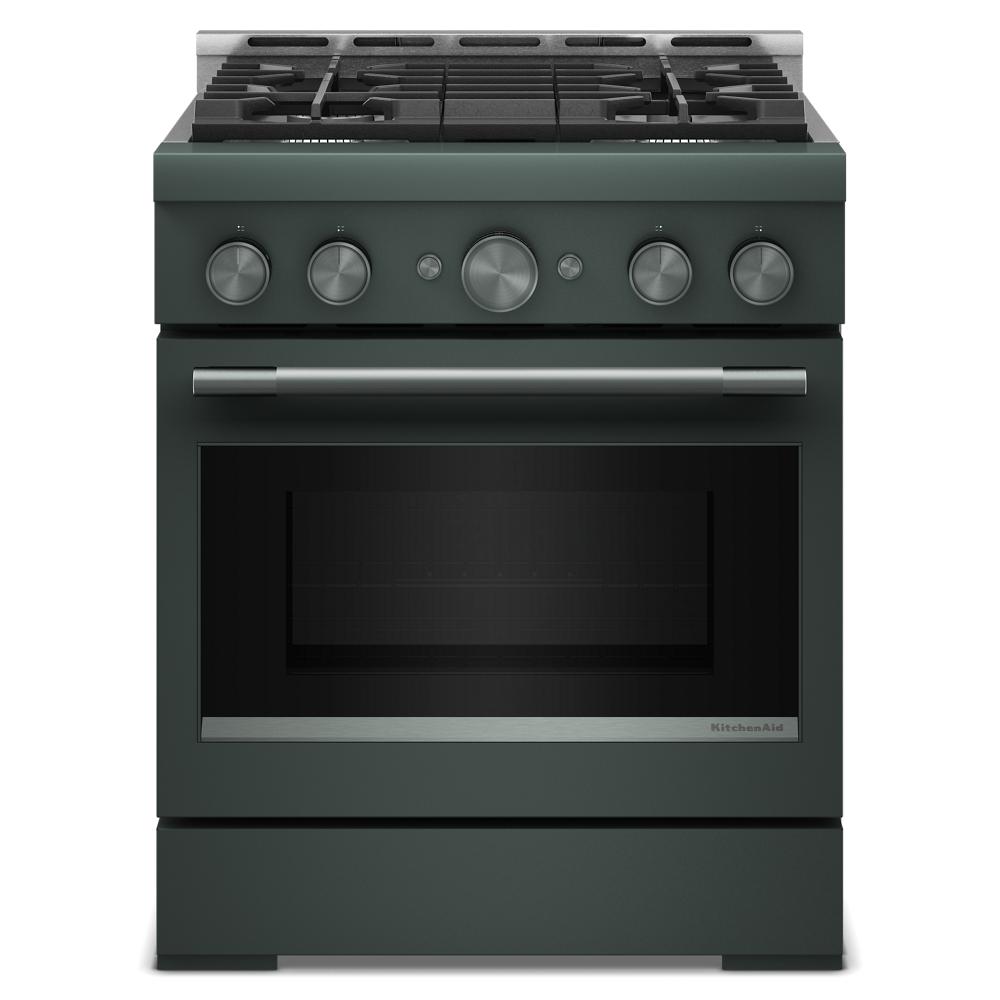 KitchenAid KitchenAid® 30-Inch 4 Burner Commercial-Style Gas Range with No Preheat Air Fry Mode