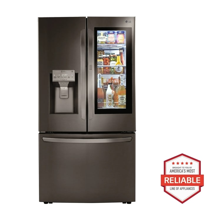 Model: LRFVS3006D | LG 30 cu. ft. Smart wi-fi Enabled InstaView Door-in-Door Refrigerator with Craft Ice Maker
