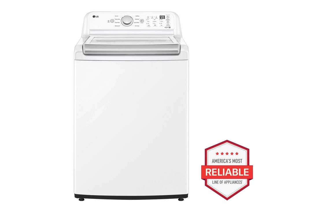 LG 4.8 cu. ft. Mega Capacity Top Load Washer with 4-Way Agitator & TurboDrum Technology