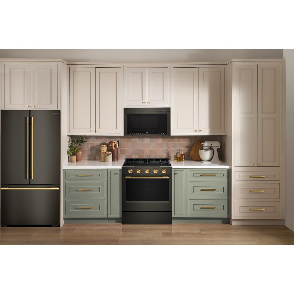 Brass Handle and Knob Hardware Accessory Kit for KitchenAid® Slide-In ConvectionRange