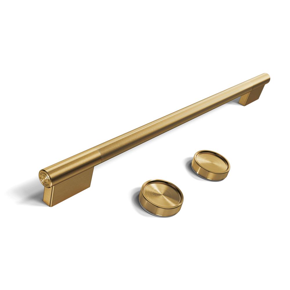 Unbranded Brass Handle and Knob Hardware Accessory Kit for KitchenAid® Single Wall Oven