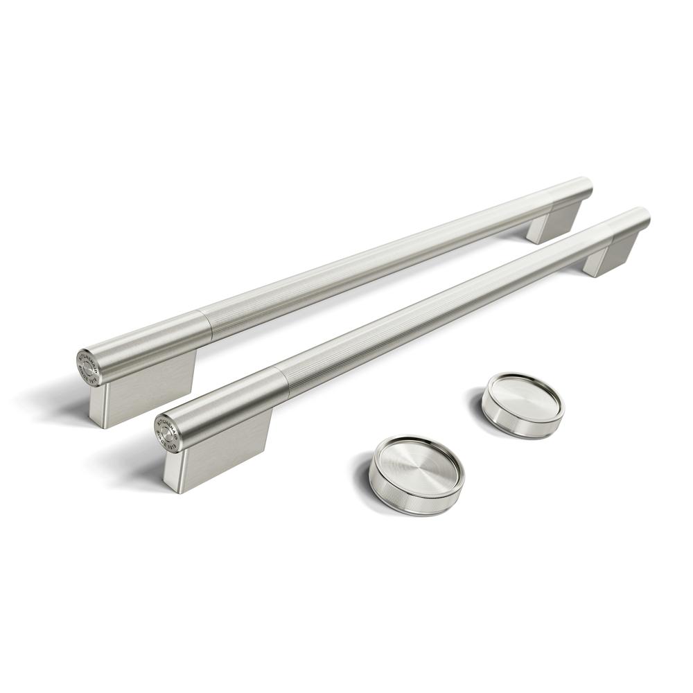 KitchenAid Stainless Steel Handle and Knob Hardware Accessory Kit for KitchenAid® 30" Double Wall Oven & Microwave Combo