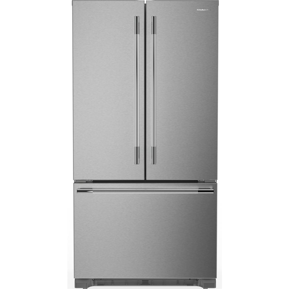 KitchenAid 22 cu. ft. 36-Inch Width Counter-Depth French Door Refrigerator with Interior Dispense