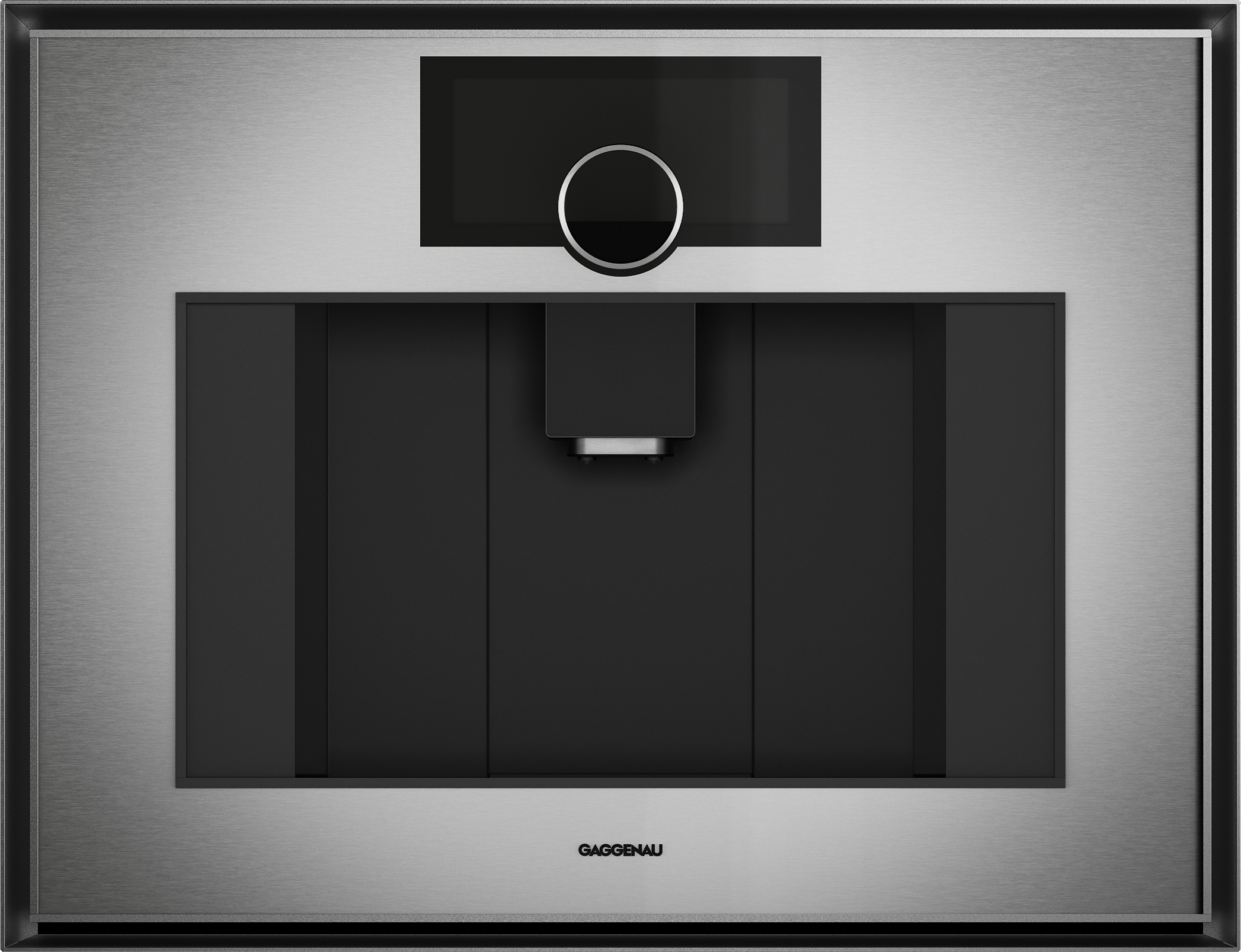 Gaggenau Gaggenau Expressive series, fully automatic coffee machine, stainless steel behind smoked glass, removable water tank