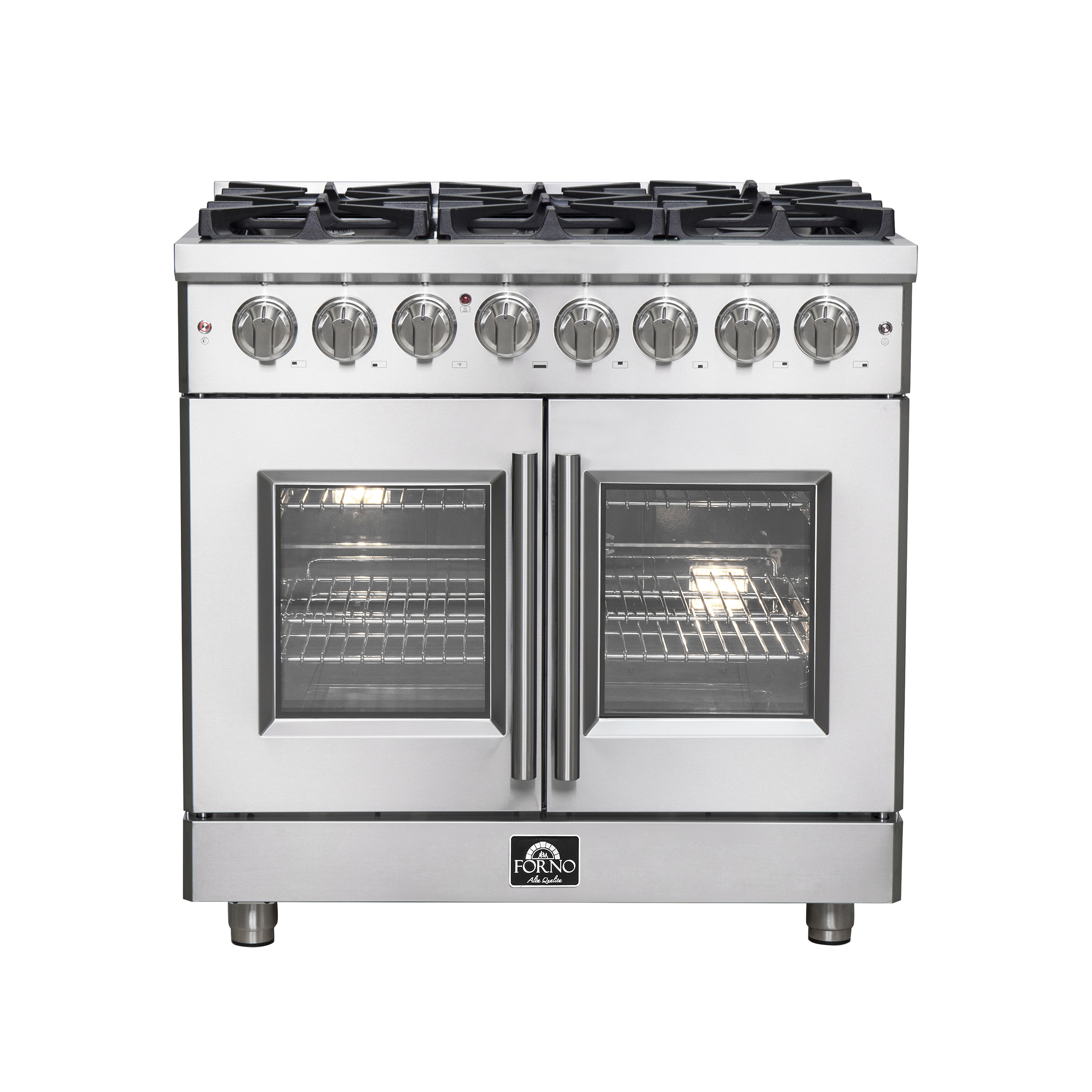 Forno 36" / 5.4 CF Dual Fuel Range, French Door, Convection