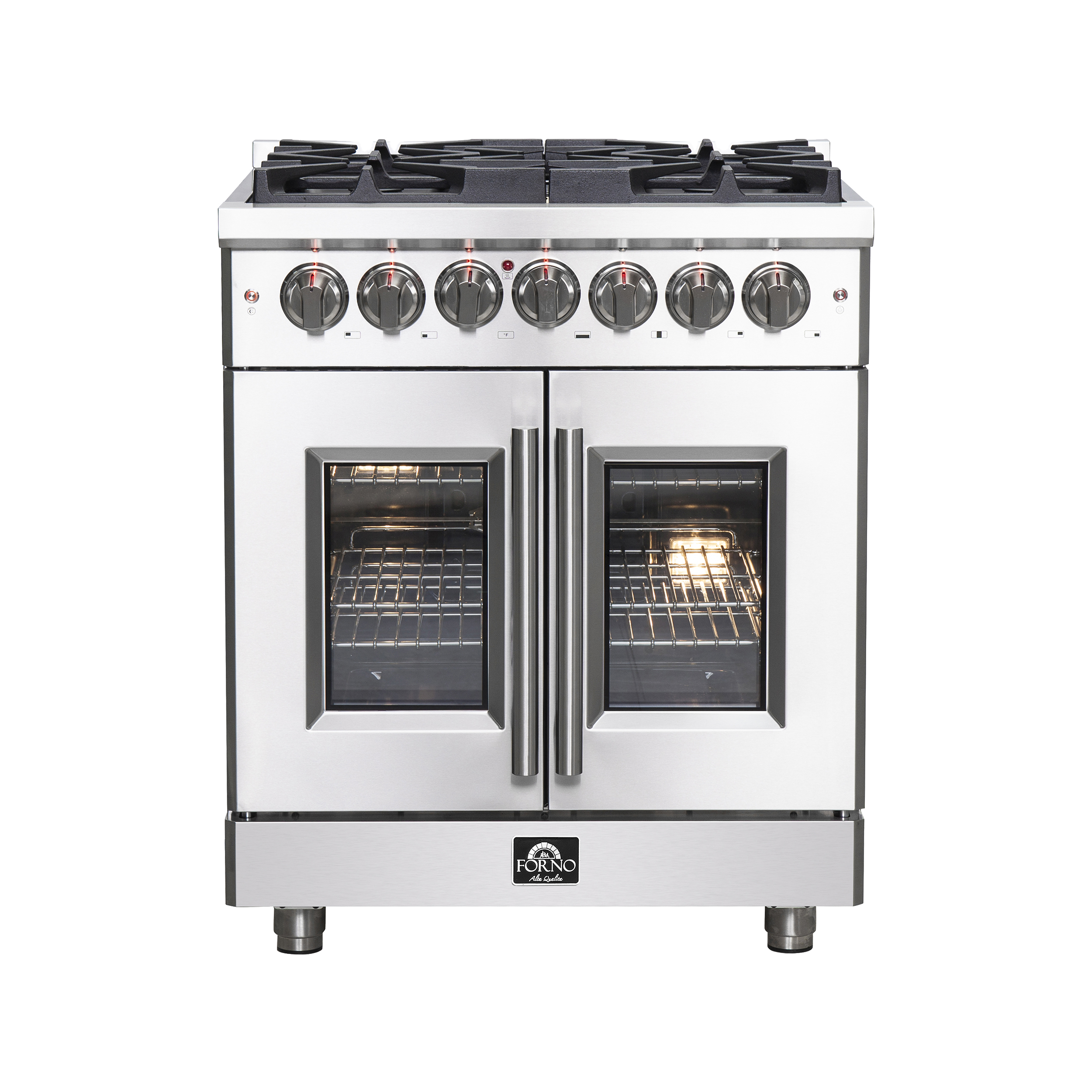 Forno 30" / 4.3 CF Dual Fuel Range, French Door, Convection
