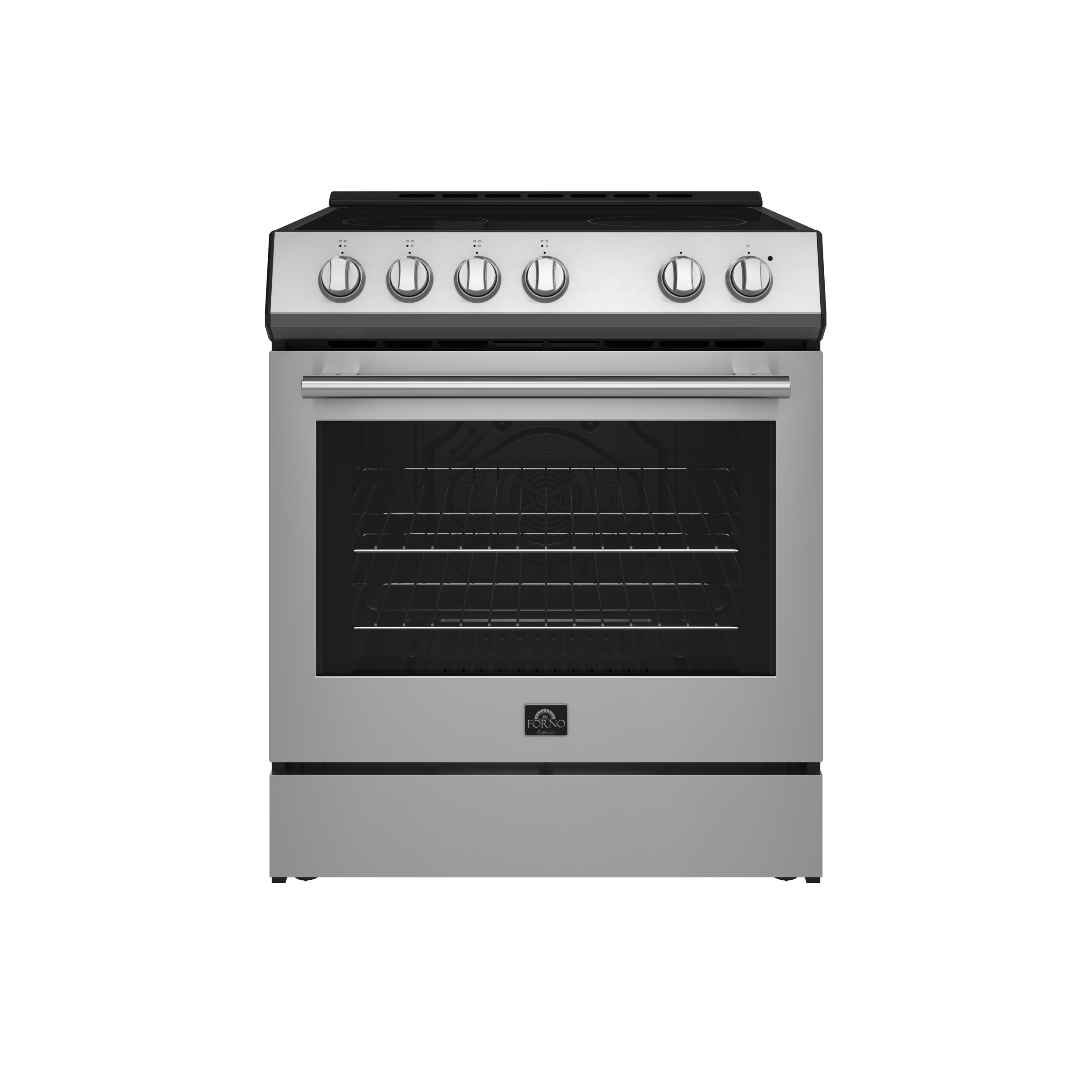 Forno Leonardo Espresso 30" Slide-In Electric Range in Stainless-Steel, 5.0 cu. Ft.