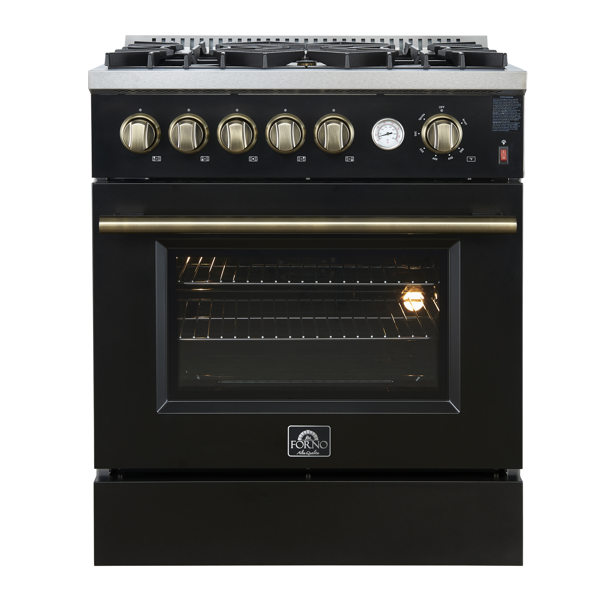 Forno 30" / 4.3 CF Gas Range, Convection