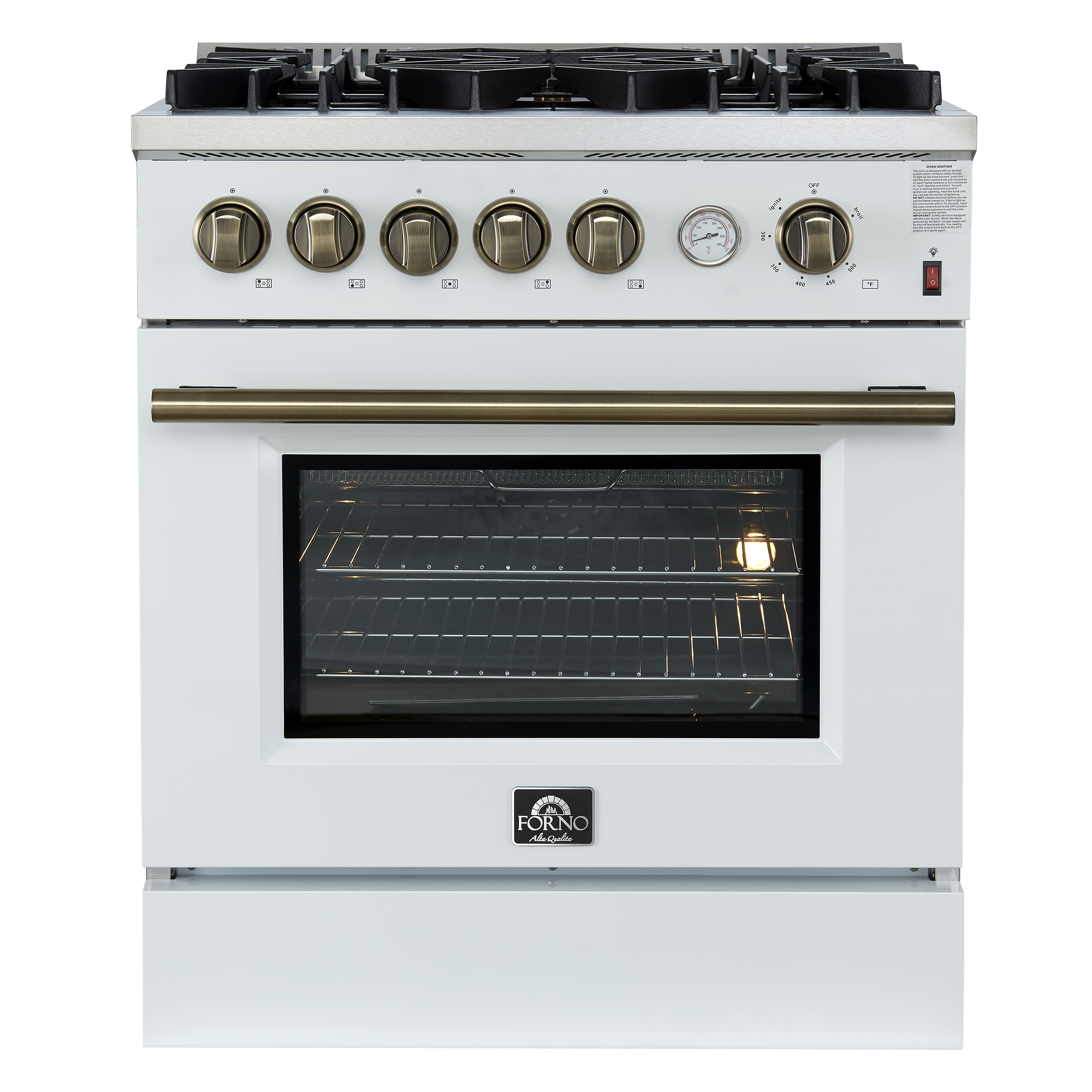 Forno 30" / 4.3 CF Gas Range, Convection