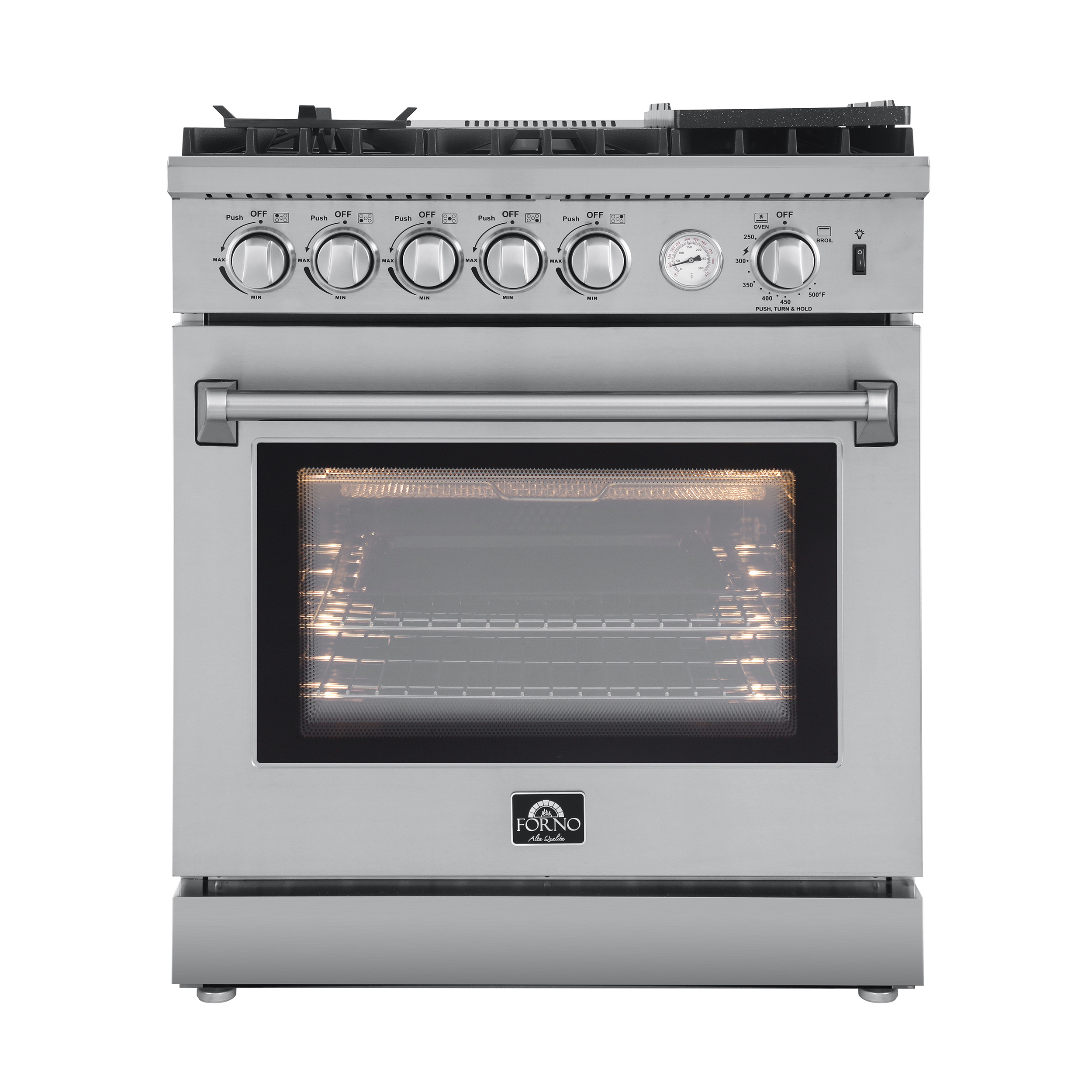 Forno 30" / 4.3 CF Gas Range, Convection