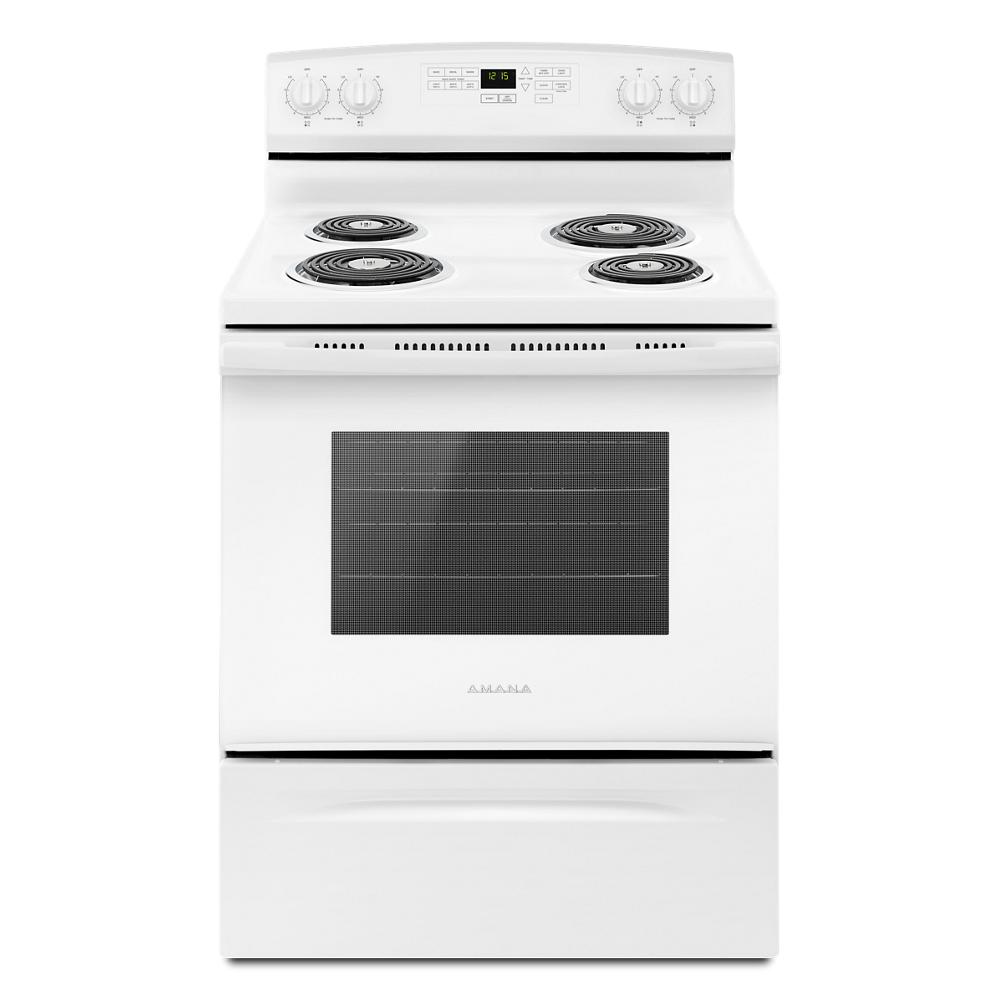 Amana 30-inch Amana® Electric Range with Self-Clean Option