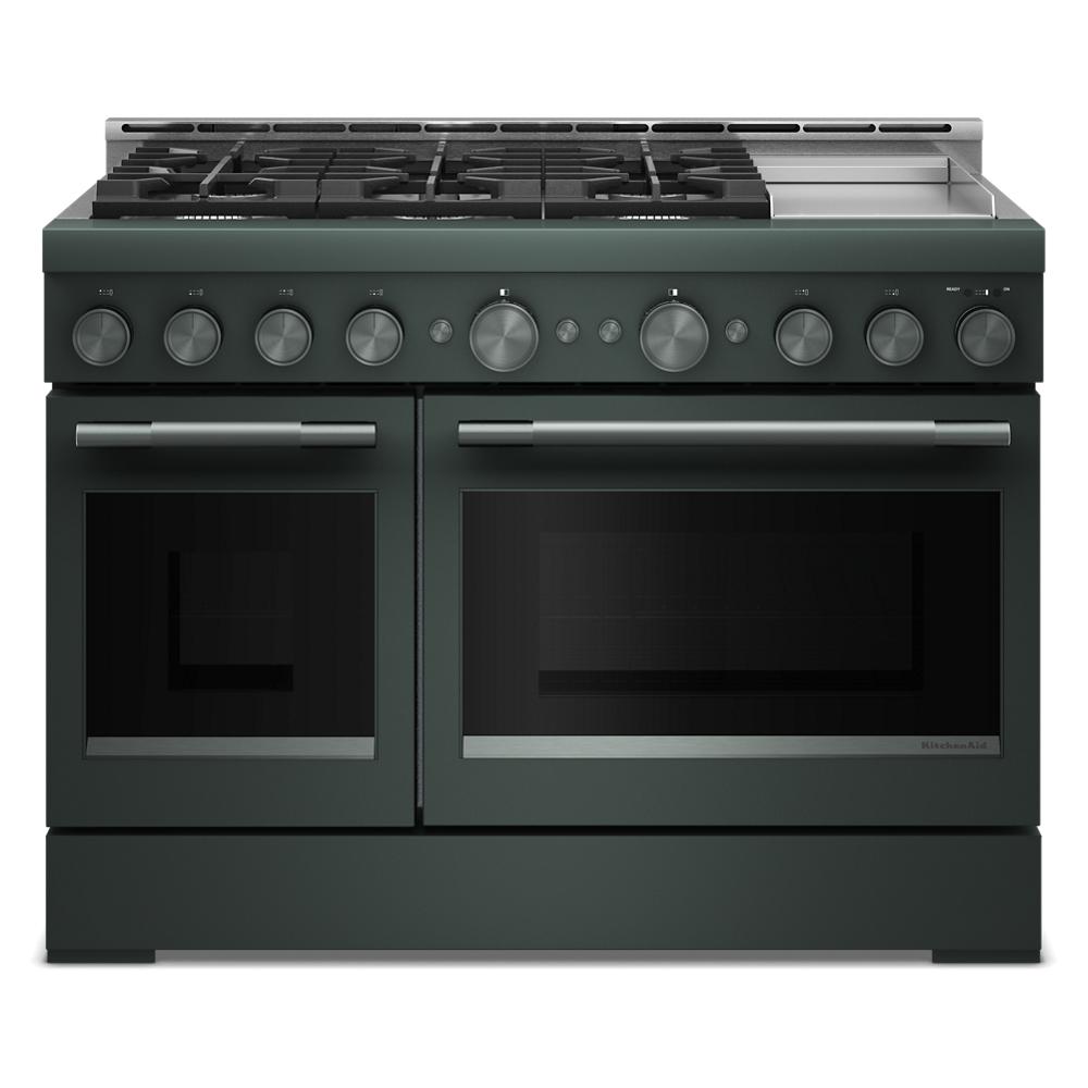 KitchenAid KitchenAid® 48-Inch 6 Burner Commercial-Style Gas Range with Griddle