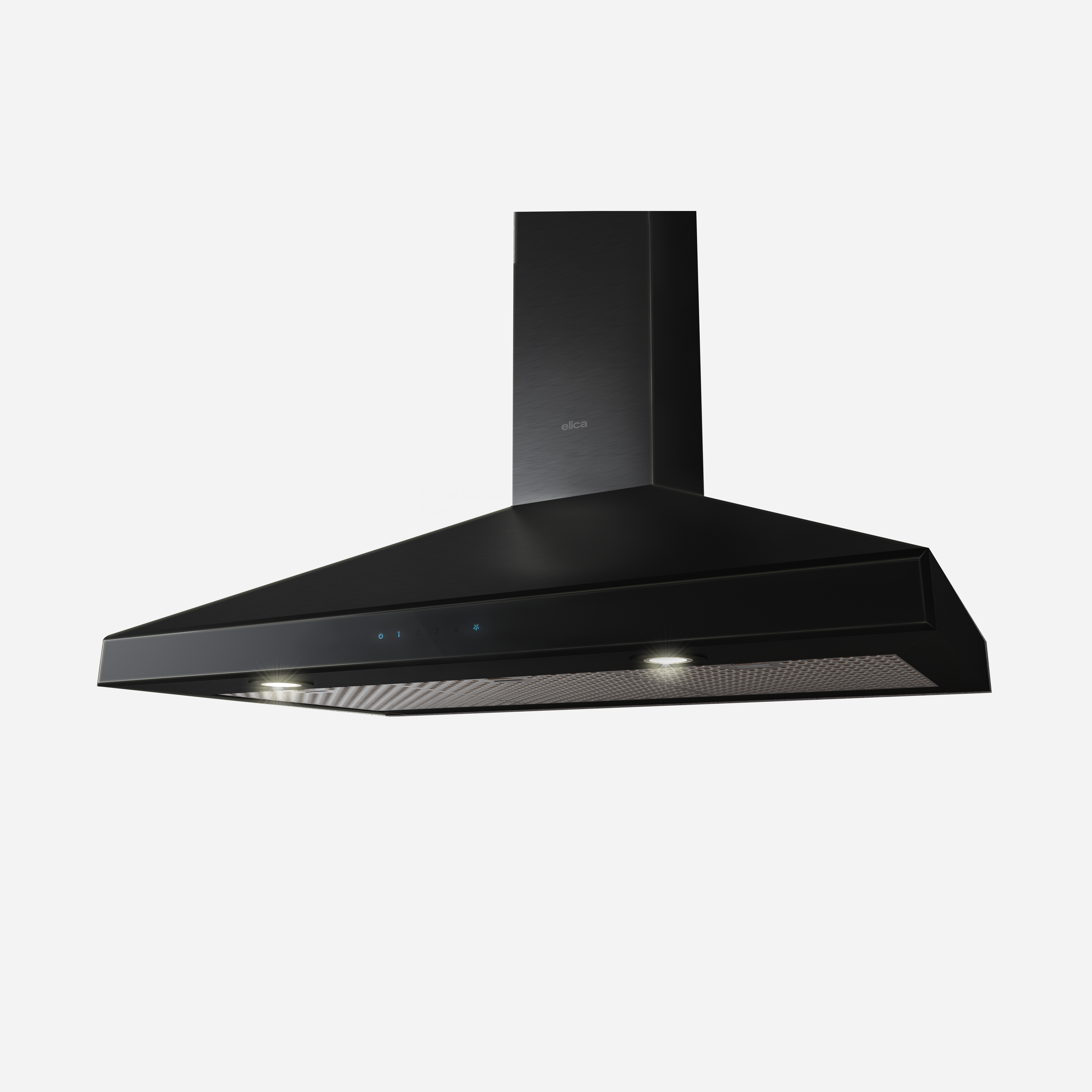 Elica VARNA BLACK Wall Mount Range Hood 30" wide - 600CFM