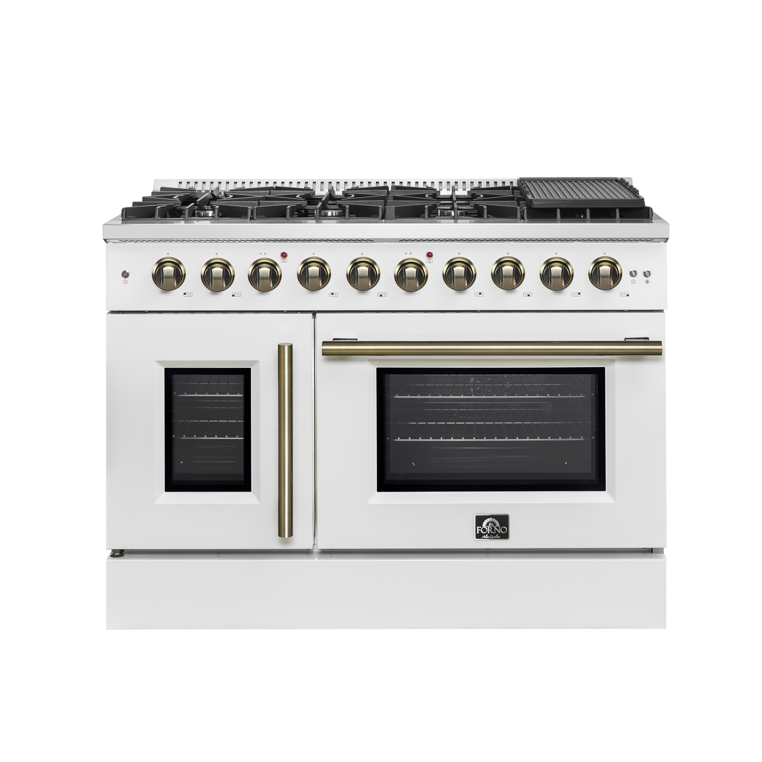 Forno 48" / 6.6 CF Gas Range, French Door, Convection